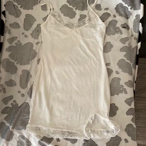 White bodycon/ Lingerie dress